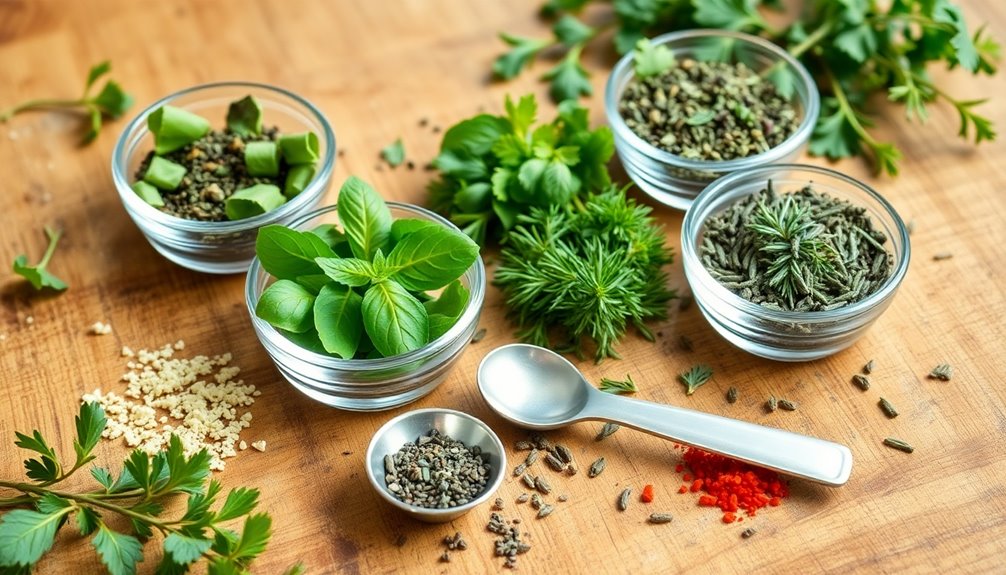 accurate measurement of herbs