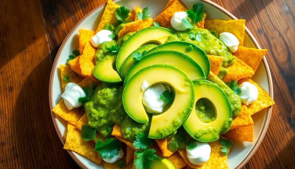 add avocado slices garnish