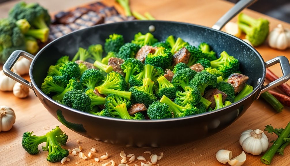 add broccoli to stir fry