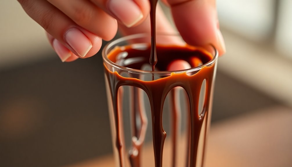 add chocolate syrup now