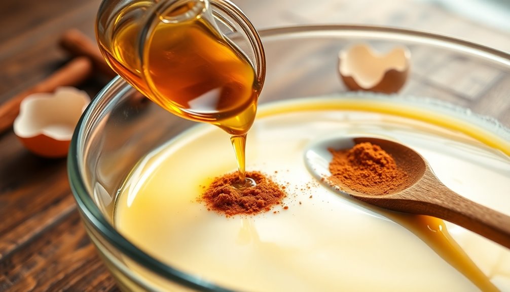 add cinnamon and vanilla