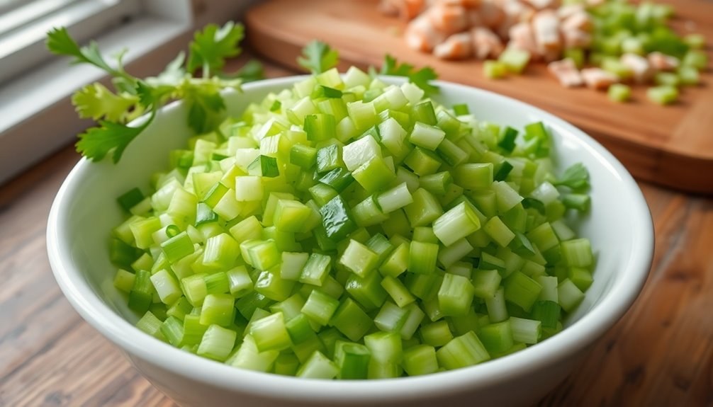 add crunch with celery