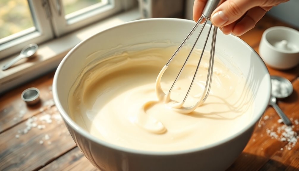 add milk for consistency