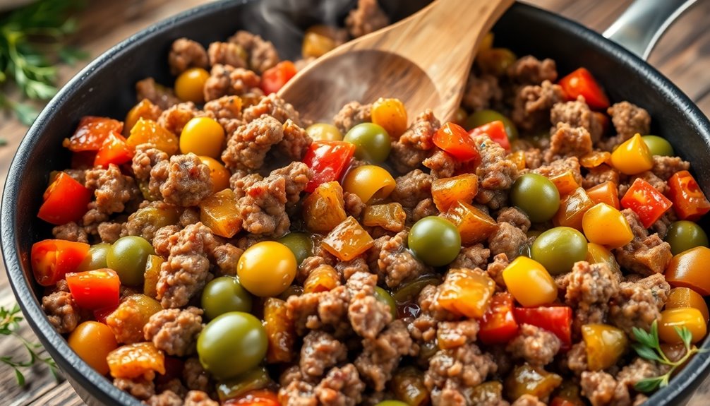 add olives and raisins