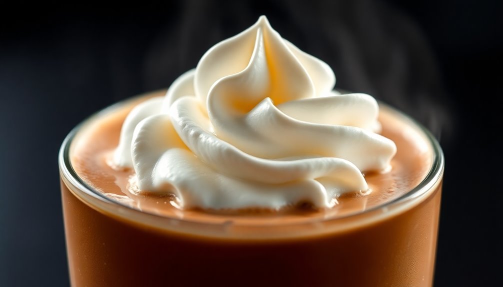 add whipped cream topping