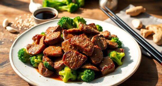 beef and broccoli dish