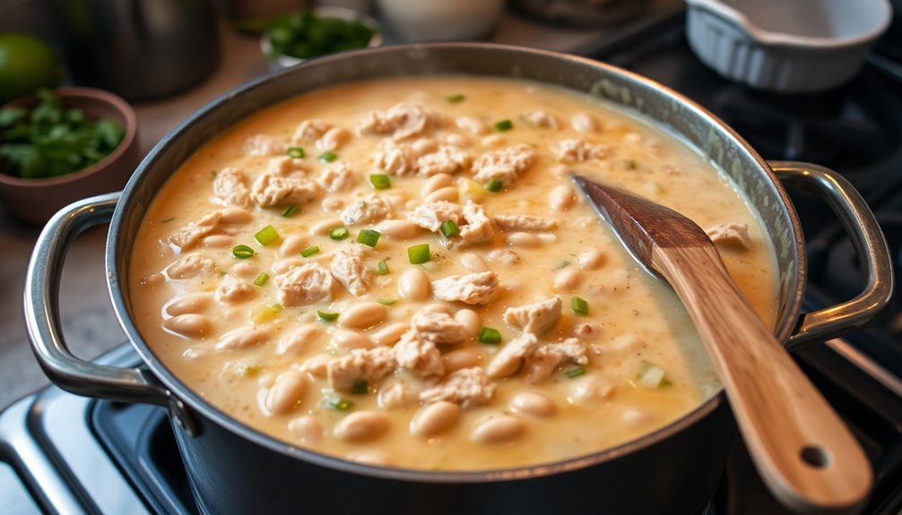 blend flavors through simmering