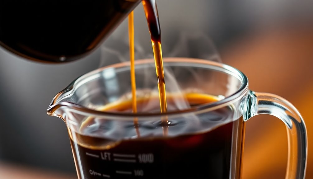 brew concentrated strong coffee