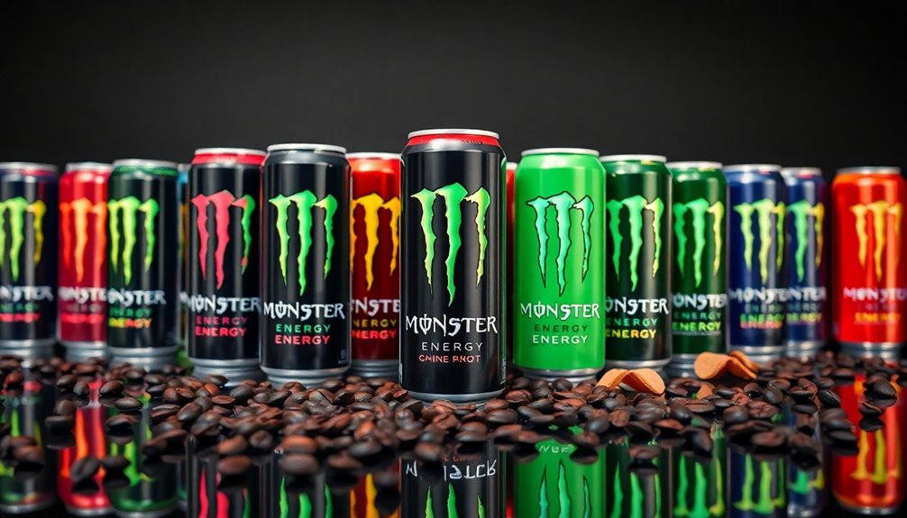 caffeine content in monster