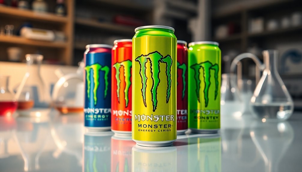 caffeine levels in monster