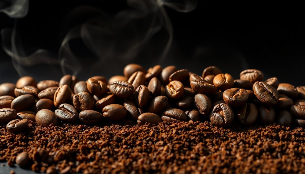 caffeine retention during roasting