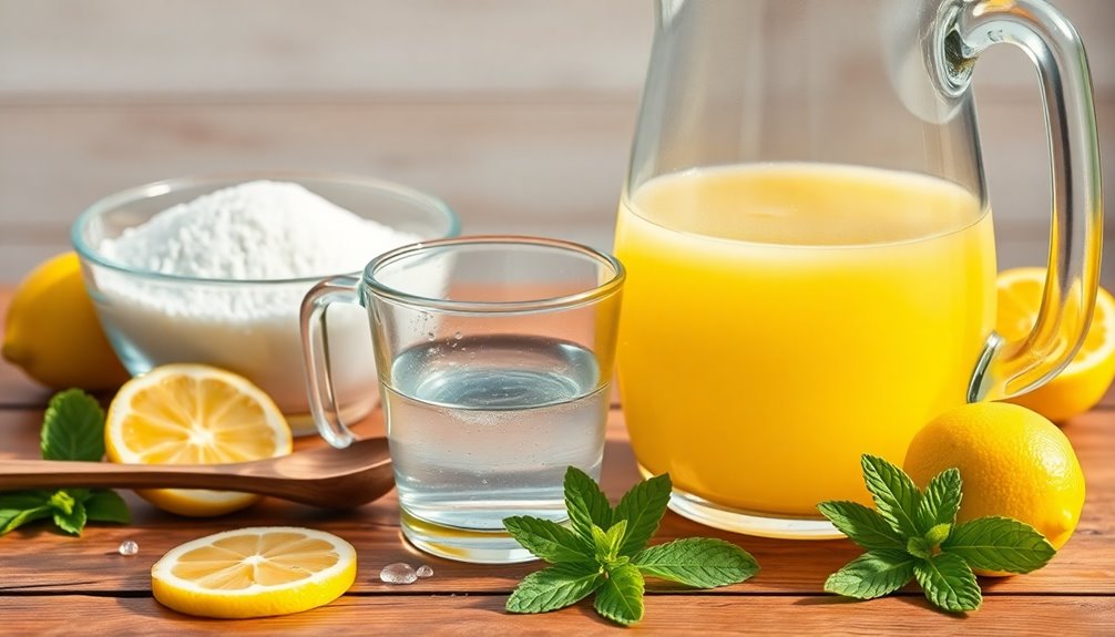 combine water and sugar