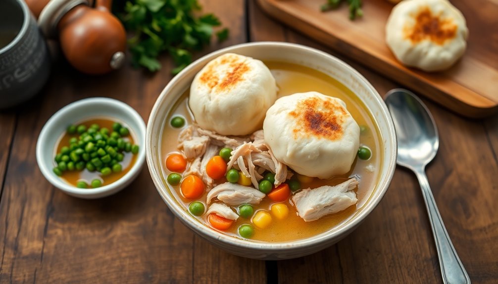 comforting chicken and dumplings