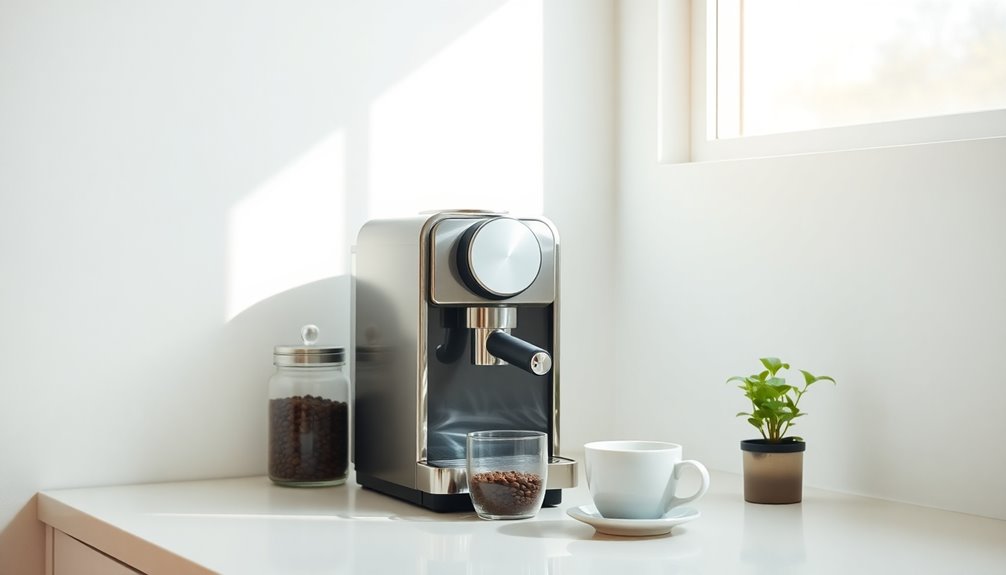 compact coffee machines selection