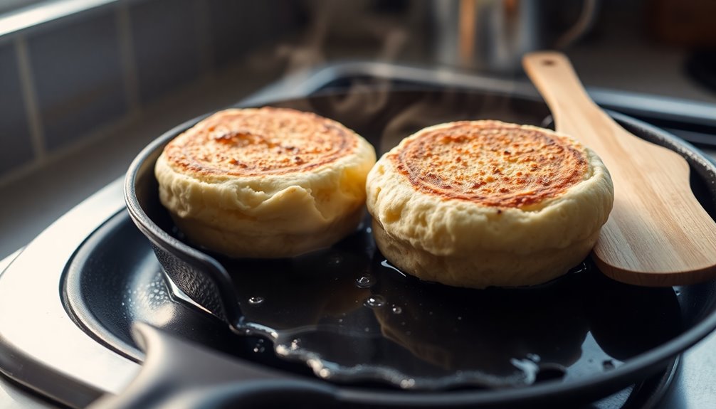 cook food on griddle
