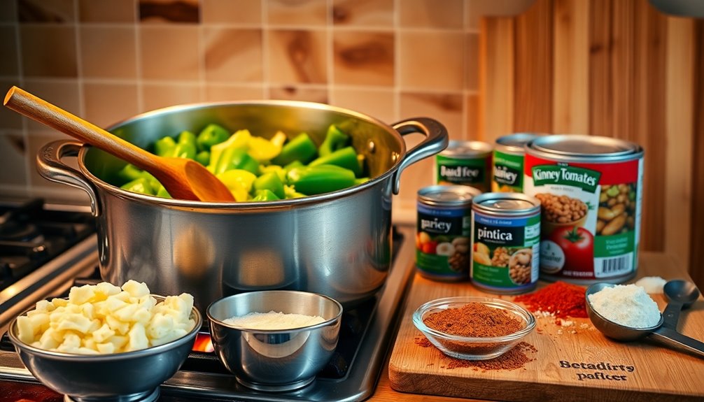 cooking instructions and ingredients