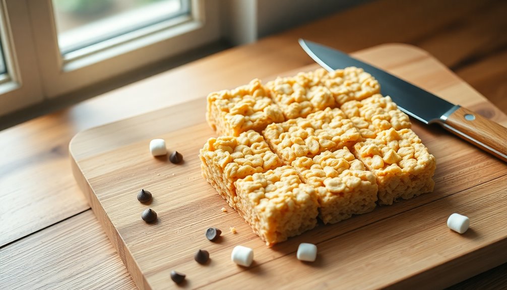 cool and cut squares