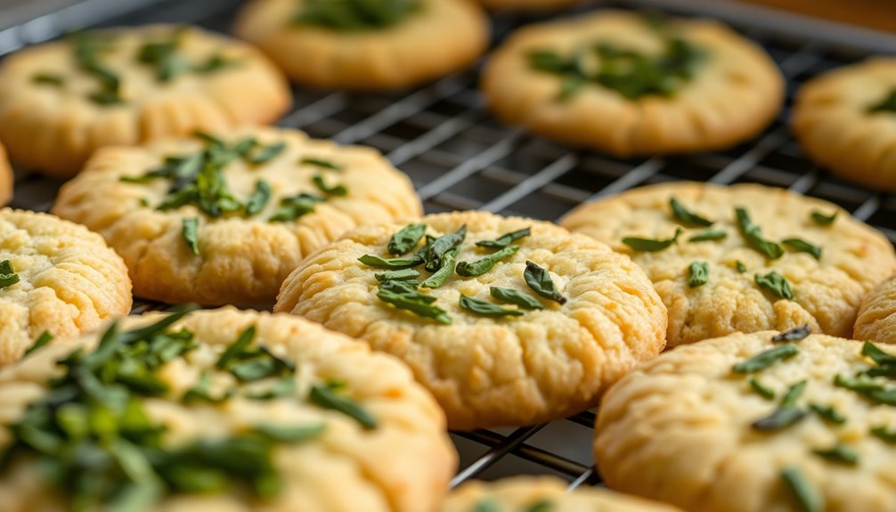 cool cookies with tea