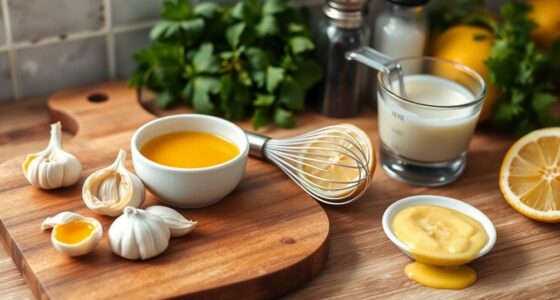 creamy garlic mayonnaise sauce