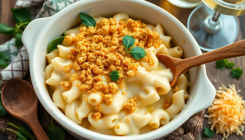 creamy macaroni cheese dish