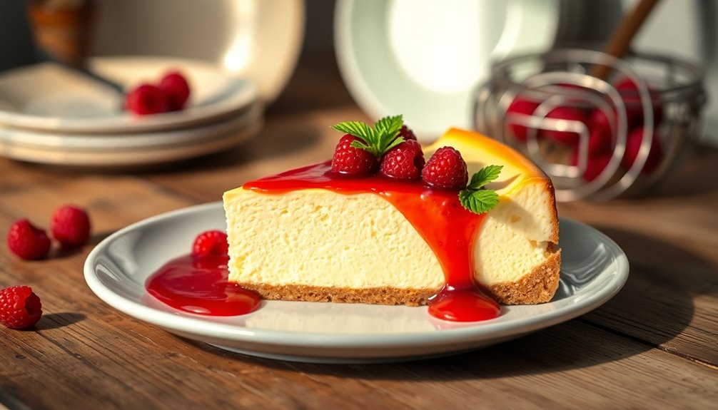 delicious cheesecake baking instructions