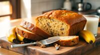 delicious homemade banana bread