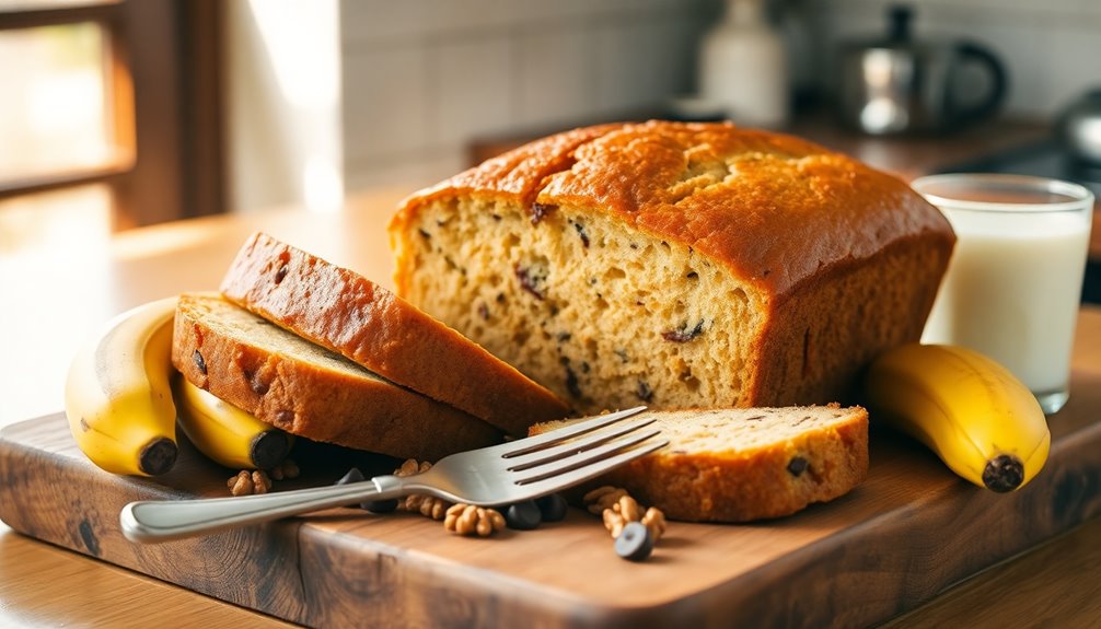 delicious homemade banana bread