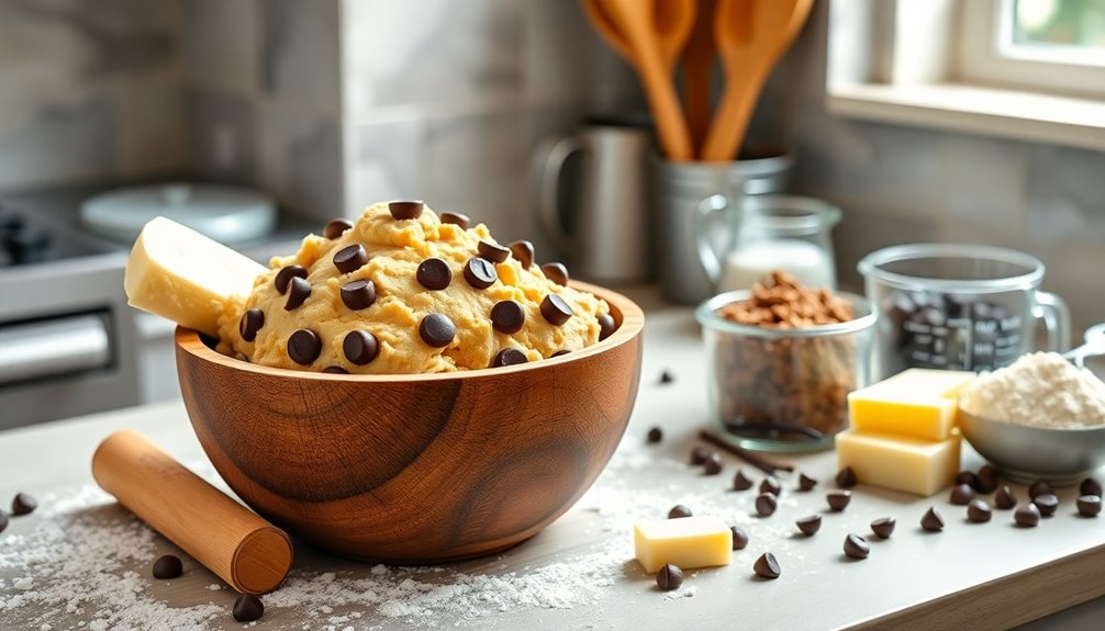 delicious homemade cookie dough