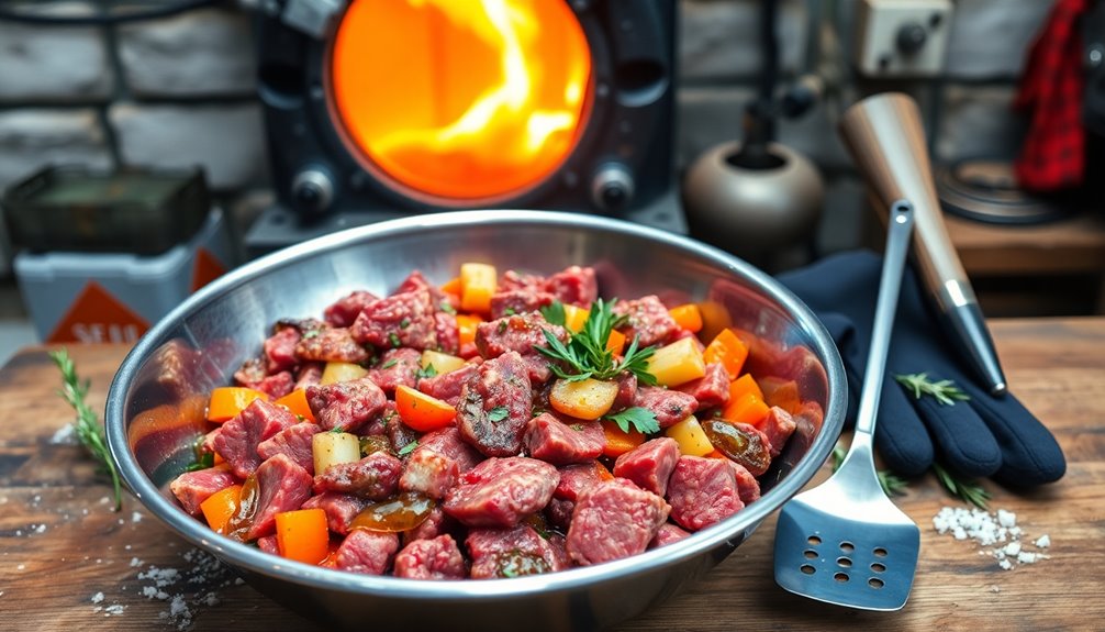 delicious homemade dish preparation