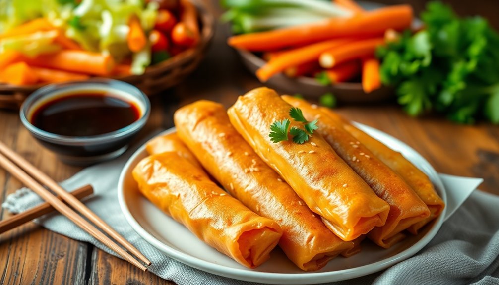 delicious homemade egg rolls