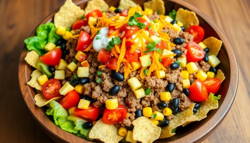 delicious taco salad recipe