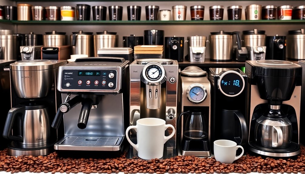 different types of coffee makers