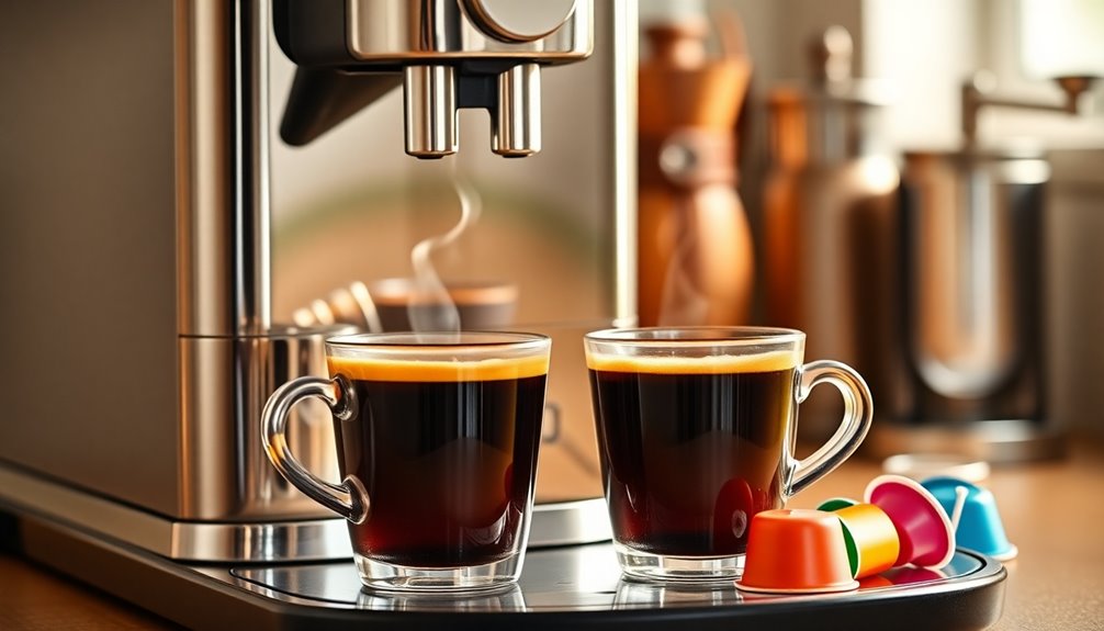 double shot espresso preparation