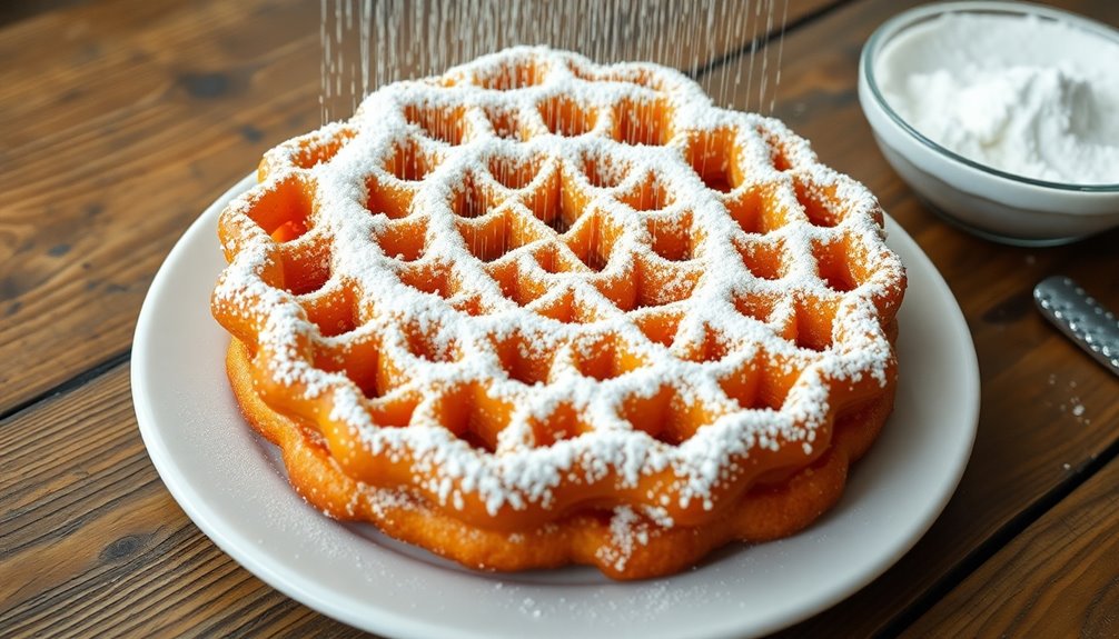 drizzle with powdered sugar