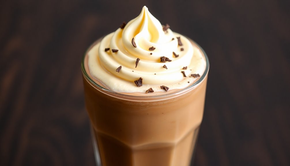 finish with whipped cream