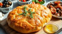 focaccia baking instructions provided