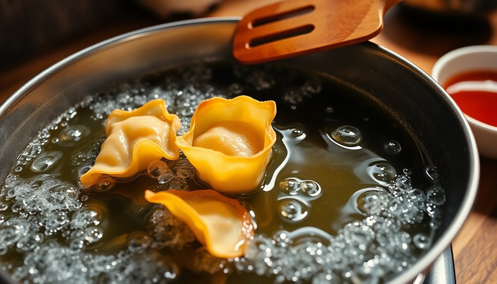 fry food until golden