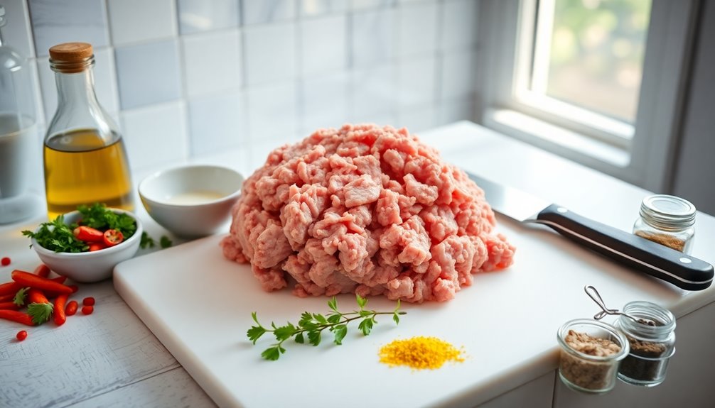 gather fresh ground turkey