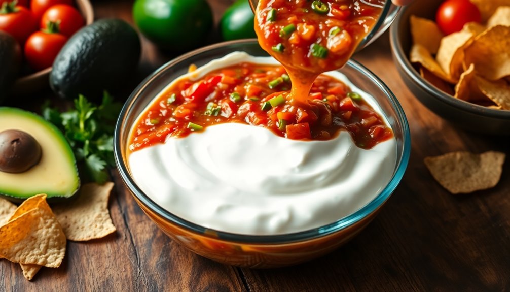 generously add salsa now
