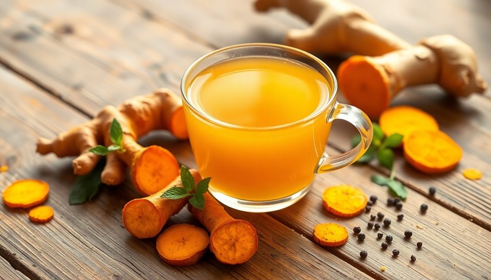 ginger turmeric anti inflammatory tea