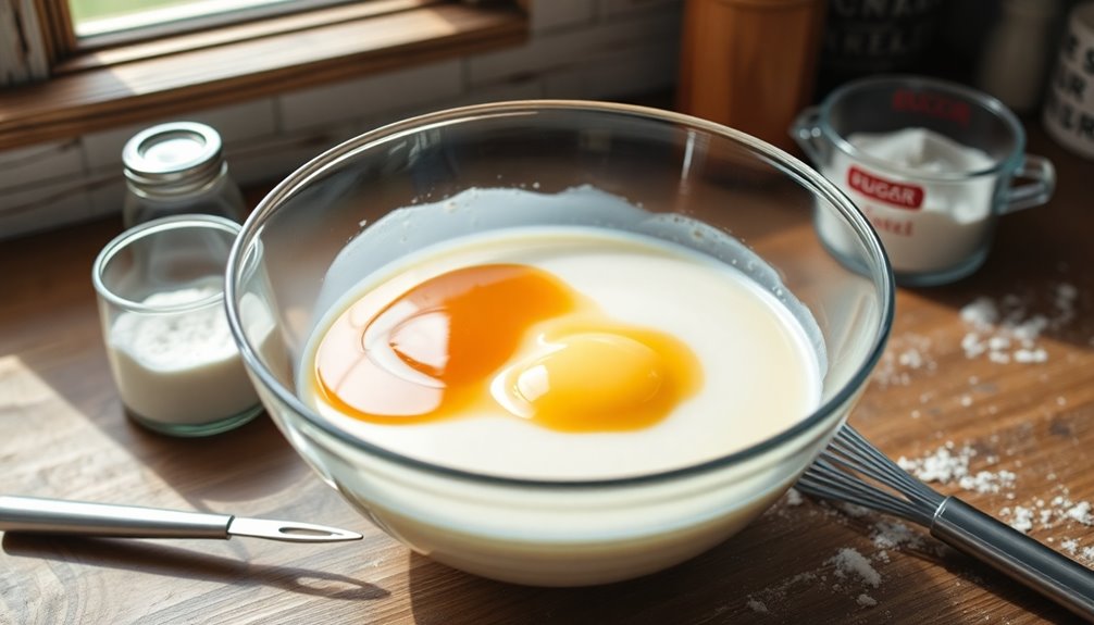 gradually incorporate wet ingredients