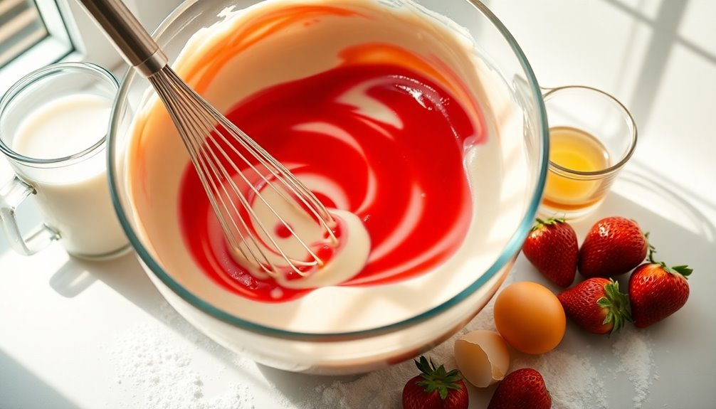 gradually incorporate wet ingredients
