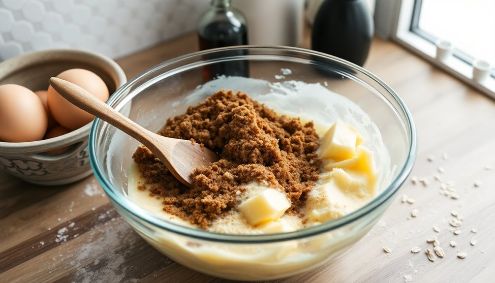 gradually incorporate wet ingredients