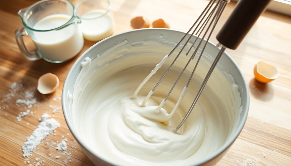 gradually incorporate wet ingredients