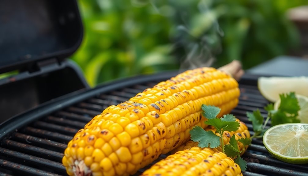 grill corn on cob