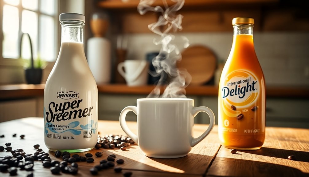 healthier coffee creamer comparison