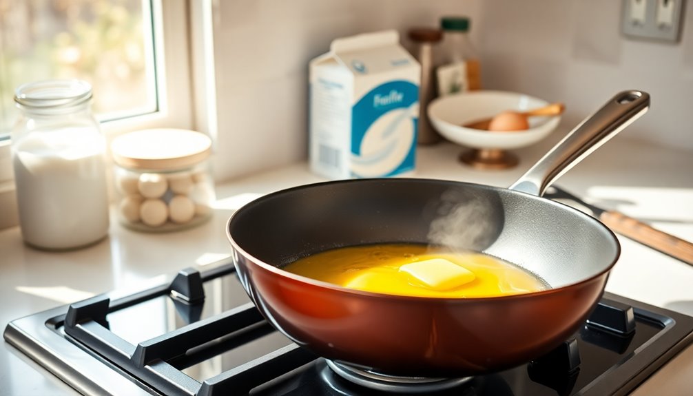 heat the griddle correctly