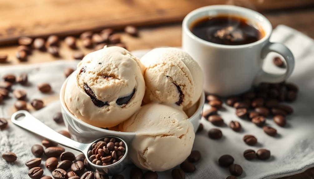 homemade coffee ice cream