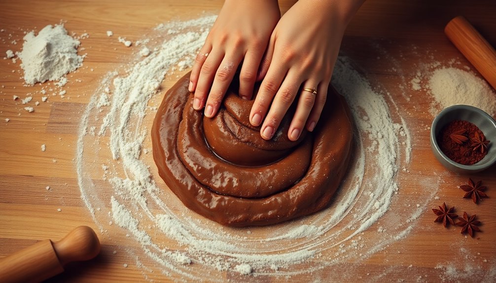 knead dough until smooth