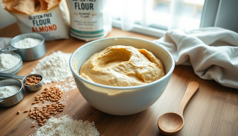 knead dough with care
